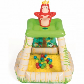 Игровой центр BESTWAY 52266 ДЖКНГЛИ 89х86х107см с мячами (25шт), от 2 лет