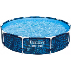 Каркасный бассейн BESTWAY STEEL PRO 305х66см, 4062л Каркасный бассейн BESTWAY STEEL PRO 305х66см, 4062л